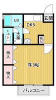 コンフォール健軍の間取り