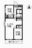 フォンターナ杉浦の間取り
