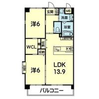 Montini黒髪の間取り