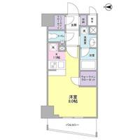 神奈川県横浜市神奈川区沢渡(マンション)の賃貸物件の間取り