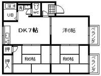 コスモハイツ華の間取り