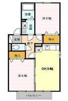 山形県山形市上桜田4(アパート)の賃貸物件の間取り
