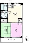 横手橋ハイツの間取り