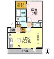 コージーコート・Fの間取り