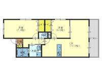大阪府大阪市東成区大今里西1(マンション)の賃貸物件の間取り