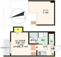 大阪府大阪市旭区中宮3(アパート)の賃貸物件の間取り