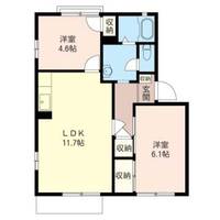 グリーンパストラル桜井Eの間取り