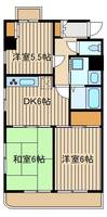 埼玉県新座市栄3(マンション)の賃貸物件の間取り