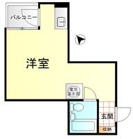 赤坂キャステールの間取り