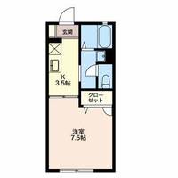 新潟県上越市春日野2(アパート)の賃貸物件の間取り