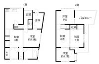 京都府京都市伏見区石田大山町(一戸建)の賃貸物件の間取り
