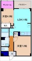 物件の間取り画像
