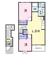 物件の間取り画像