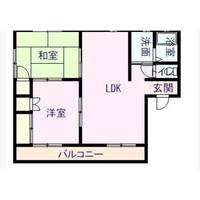 コーポひまわりの間取り