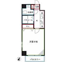 東京都新宿区西落合1(マンション)の賃貸物件の間取り