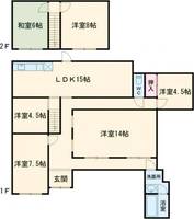 茨城県日立市滑川町3(一戸建)の賃貸物件の間取り
