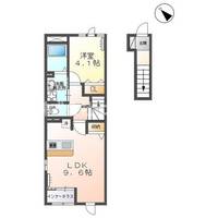 【角部屋・鉄骨】ツインクル コモIIの間取り