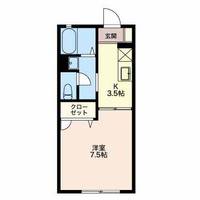 新潟県上越市春日野2(アパート)の賃貸物件の間取り