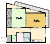 立岩町 林田ビルの間取り