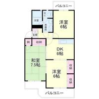 スカイシャトウ城山Iの間取り