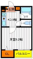 東京都立川市柴崎町3(マンション)の賃貸物件の間取り