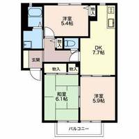 セントラルアイラ B棟の間取り