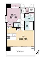 大阪府大阪市福島区玉川3(マンション)の賃貸物件の間取り