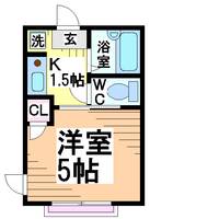 東京都武蔵野市中町2(マンション)の賃貸物件の間取り