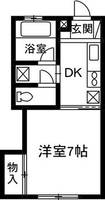 Kコーポの間取り