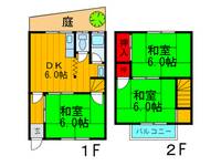 大阪府枚方市山之上1(一戸建)の賃貸物件の間取り