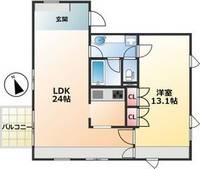 愛知県名古屋市千種区田代本通3(マンション)の賃貸物件の間取り