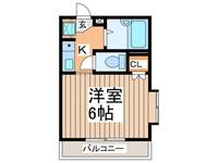 αNEXT南流山第6の間取り