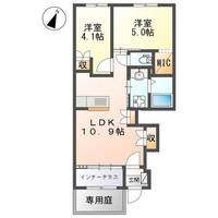 徳島県徳島市大原町中須(アパート)の賃貸物件の間取り