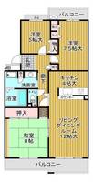 プロムナード桜台6番街8号棟の間取り