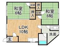 コーポしみずの間取り