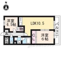 フラワー2番館の間取り