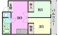 松涛園ビル1号棟の間取り