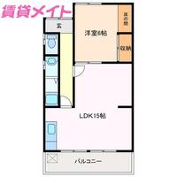 三重県鈴鹿市白子3(一戸建)の賃貸物件の間取り