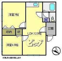 ハイツ滝川の間取り