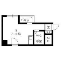 静岡県浜松市中央区海老塚1(マンション)の賃貸物件の間取り