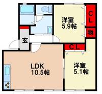 物件の間取り画像