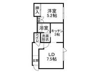 コーポハッピーリバーの間取り