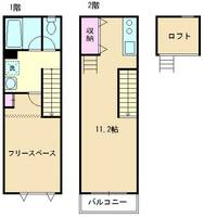 埼玉県朝霞市三原2(アパート)の賃貸物件の間取り