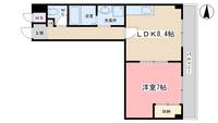 エクセル新十条の間取り