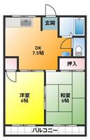シティハイムマウンテンの間取り