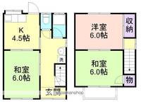 和歌山県岩出市森(アパート)の賃貸物件の間取り