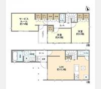 千葉県流山市松ケ丘6(一戸建)の賃貸物件の間取り