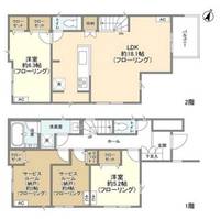 東京都足立区関原2(一戸建)の賃貸物件の間取り