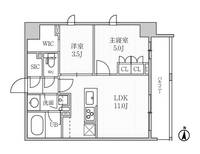 東京都墨田区菊川2(マンション)の賃貸物件の間取り