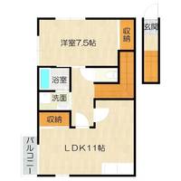 大阪府大阪市住吉区南住吉3(アパート)の賃貸物件の間取り